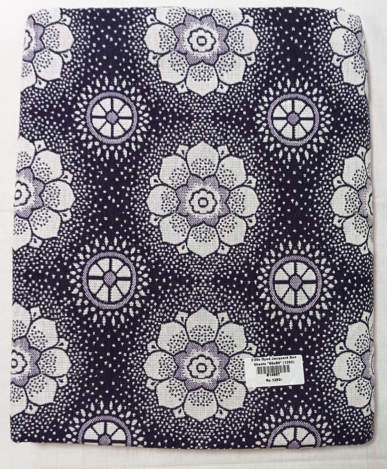 Jaquard Cotton bed sheets