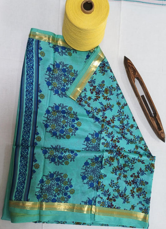 Printed Silk Saree