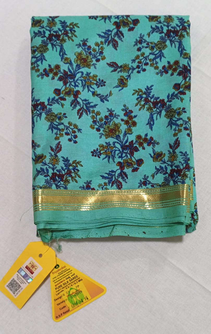 Printed Silk Saree