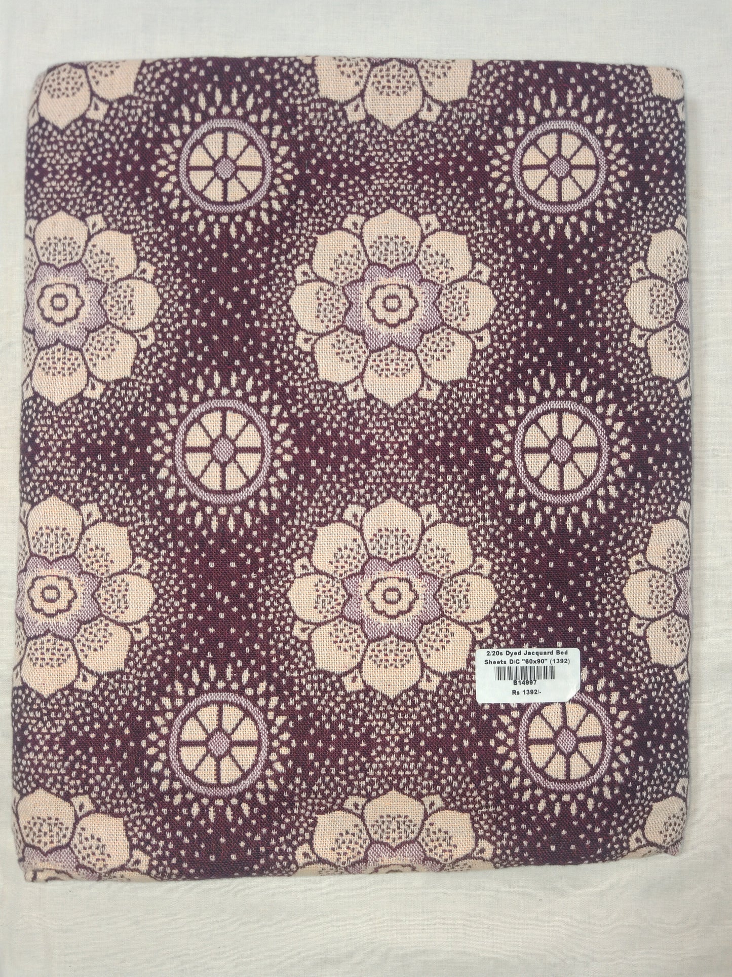 Jaquard Cotton bed sheets