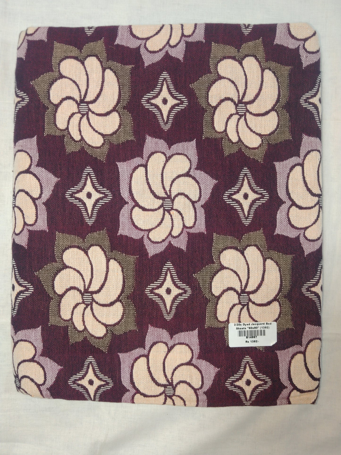 Jaquard Cotton bed sheets