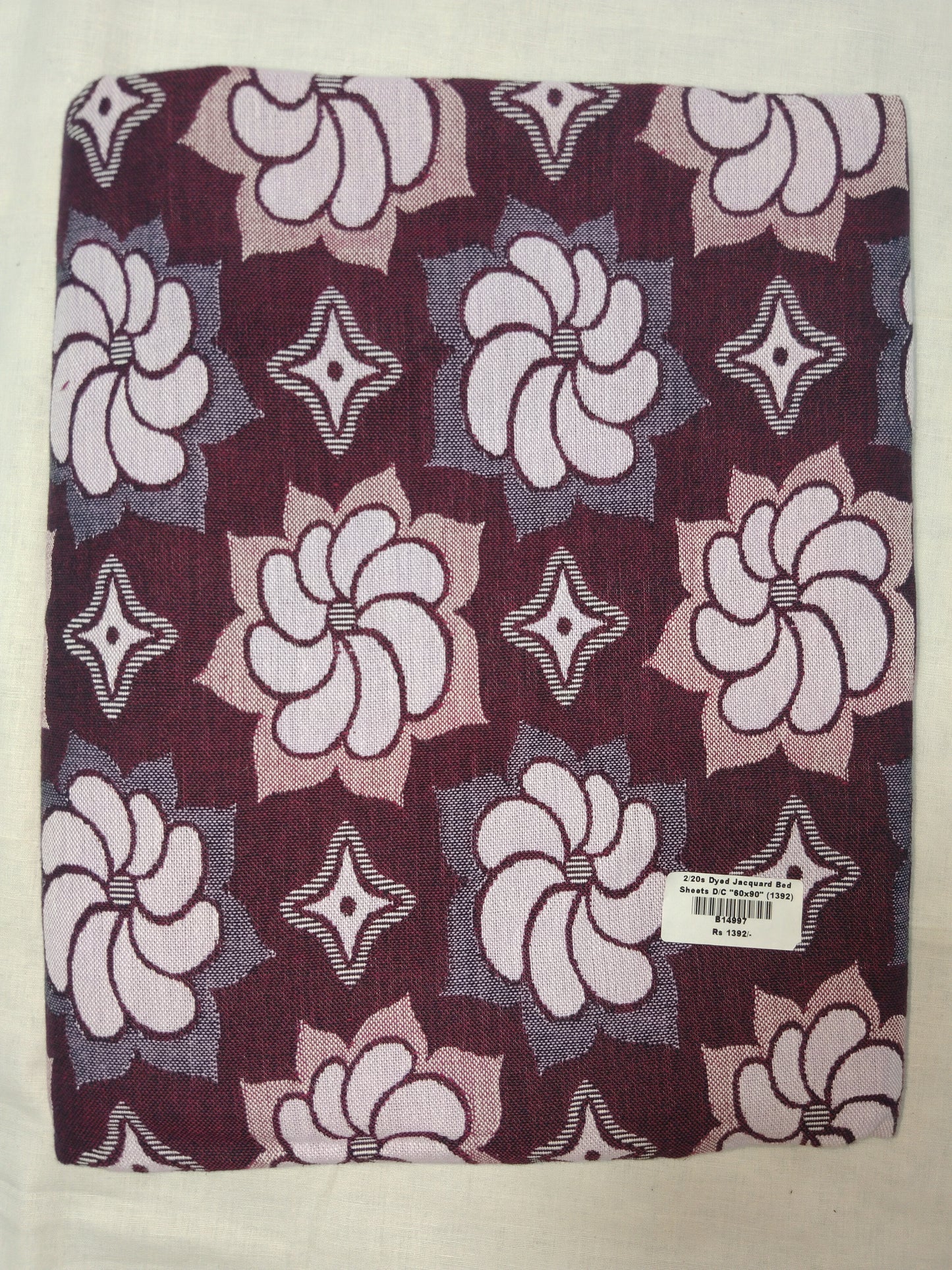 Jaquard Cotton bed sheets